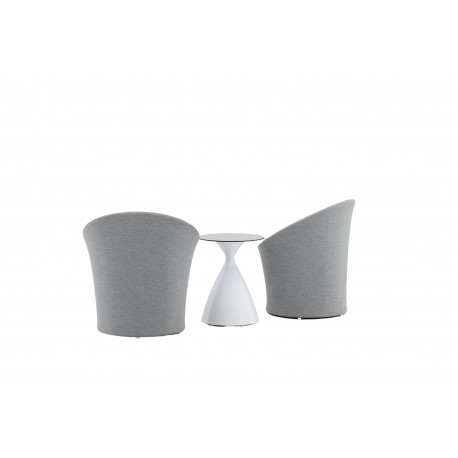 Spoga Lounge Set - Grå,Hvid