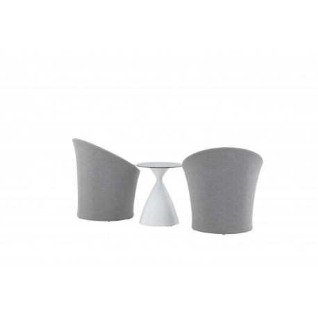 Spoga Lounge Set - Grå,Hvid