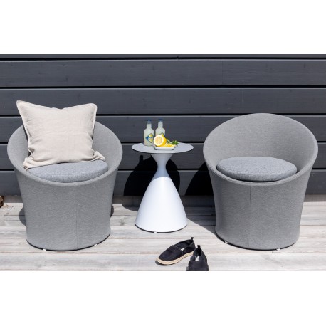 Spoga Lounge Set - Grå,Hvid