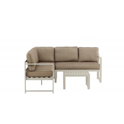 Salvador Have Hjørnesofa Sæt - Beige