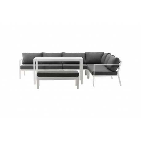 Ramos Have Hjørnesofa Sæt - Sort