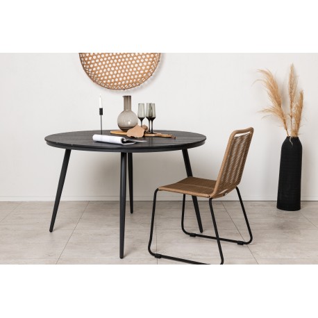 Break Rundt Spisebord - Sort