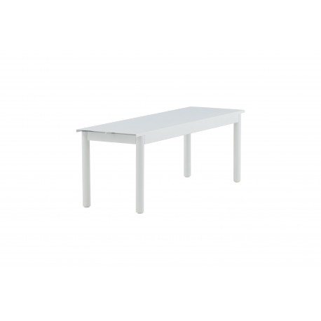 Modena havebænk 130x35cm - hvid