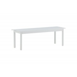 Modena havebænk 130x35cm - hvid