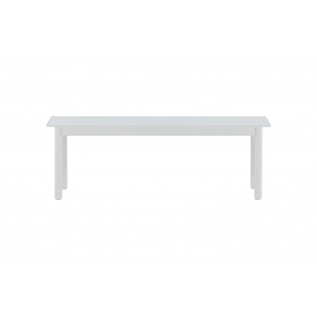 Modena havebænk 130x35cm - hvid