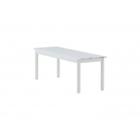 Modena havebænk 130x35cm - hvid