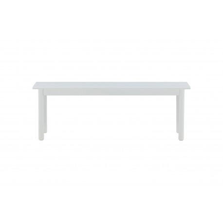 Modena havebænk 130x35cm - hvid