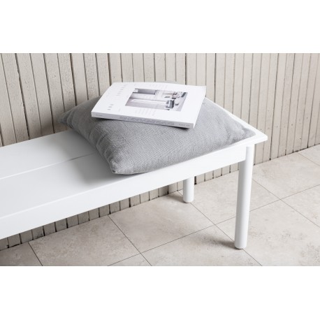 Modena havebænk 130x35cm - hvid