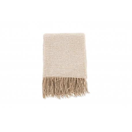 Toby Plaid - Beige og Hvid