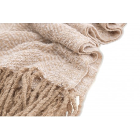 Toby Plaid - Beige og Hvid
