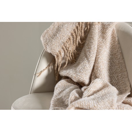 Toby Plaid - Beige og Hvid