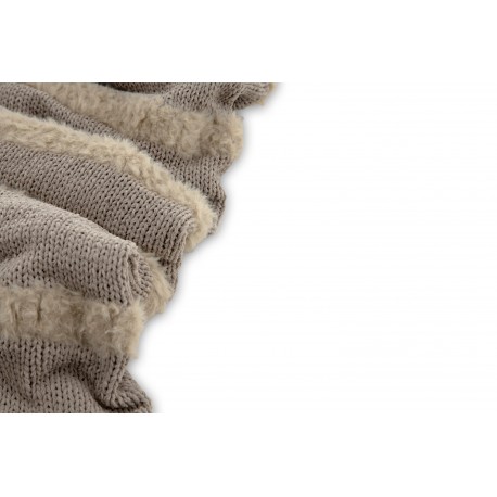 Katleen Plaid - Beige og Lysegrå