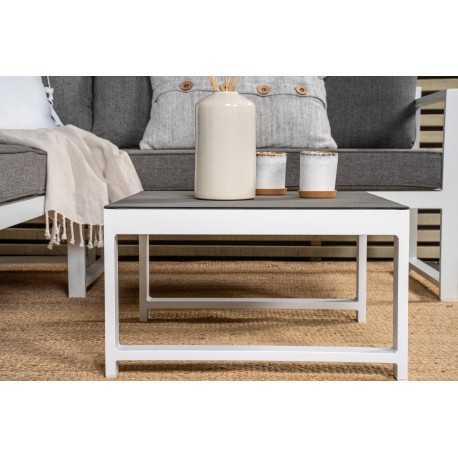 Salvador Have Hjørnesofa Sæt - Grå,Hvid