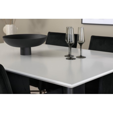 Jimmy Spisebordssæt - Sort og Hvid