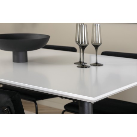 Jimmy Spisebordssæt - Sort og Hvid