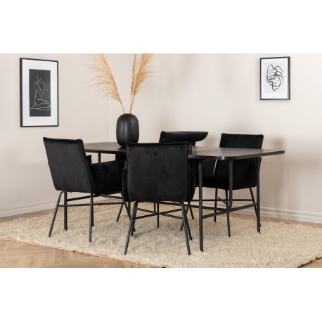 Uno Spisebordssæt - Sort