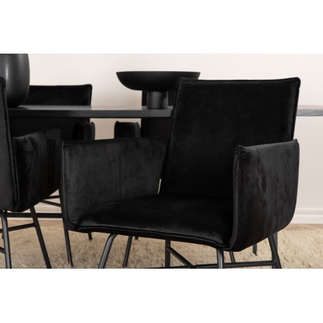 Uno Spisebordssæt - Sort