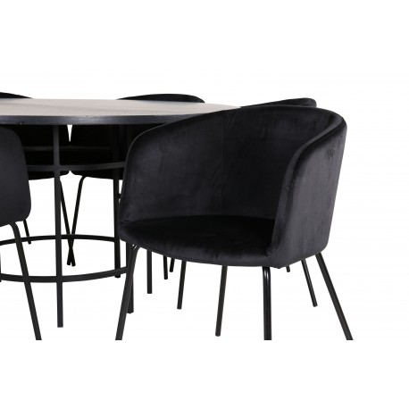 Københavns Rundt Spisebordssæt - Sort