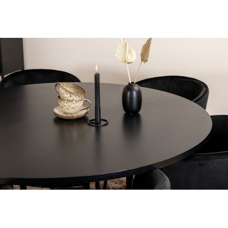 Københavns Rundt Spisebordssæt - Sort