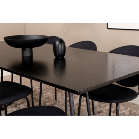 Petra Spisebordssæt - Sort