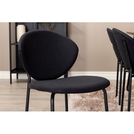 Petra Spisebordssæt - Sort