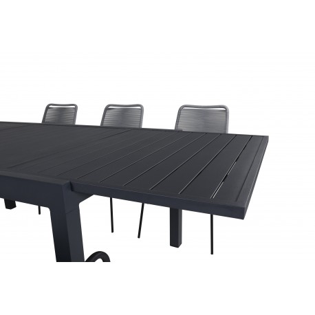 Marbella t Loungesæt - Havemøbelsæt - Sort,Grå