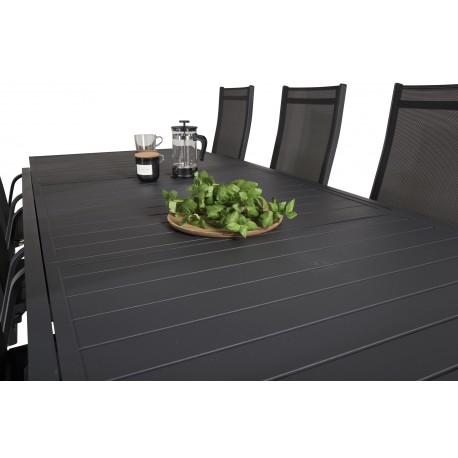 Marbella t Loungesæt - Havemøbelsæt - Sort