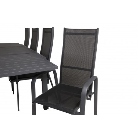 Marbella t Loungesæt - Havemøbelsæt - Sort