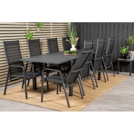 Marbella t Loungesæt - Havemøbelsæt - Sort