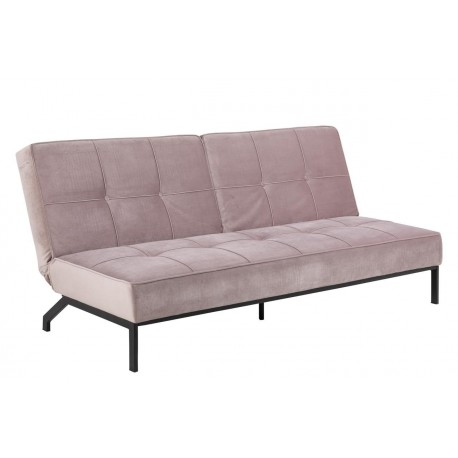 Perugia sovesofa - Støvet Rosa velour