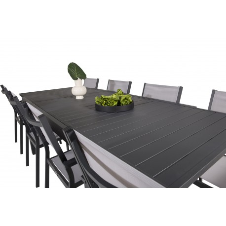 Marbella Loungesæt - Havemøbelsæt - Sort,Grå