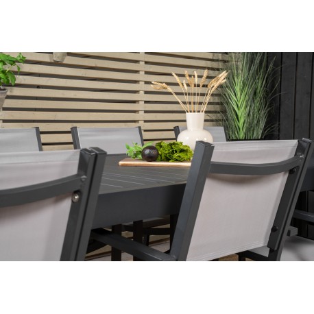 Marbella Loungesæt - Havemøbelsæt - Sort,Grå