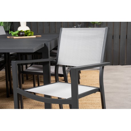 Marbella Loungesæt - Havemøbelsæt - Sort,Grå