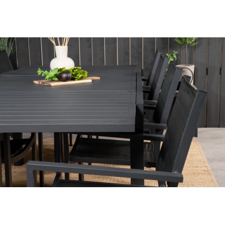 Marbella Loungesæt - Havemøbelsæt - Sort