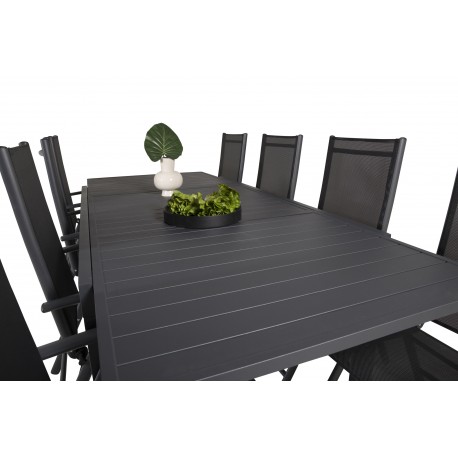 Marbella t Loungesæt - Havemøbelsæt - Sort