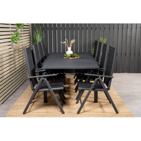 Marbella t Loungesæt - Havemøbelsæt - Sort