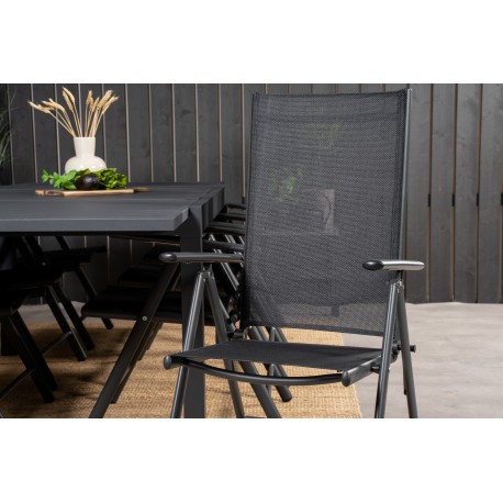 Marbella t Loungesæt - Havemøbelsæt - Sort