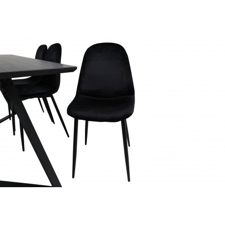 Marina e Spisebordssæt - Sort