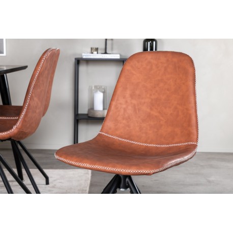 Dipp Spisebordssæt - Sort og Brun