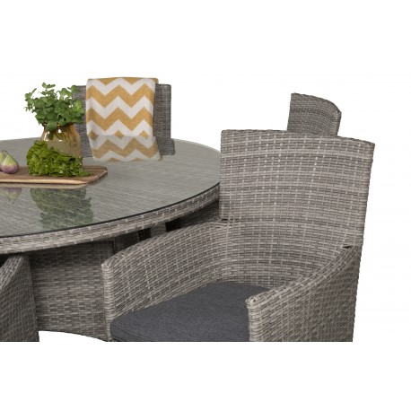 Volta Rundt Loungesæt - Havemøbelsæt - Grå