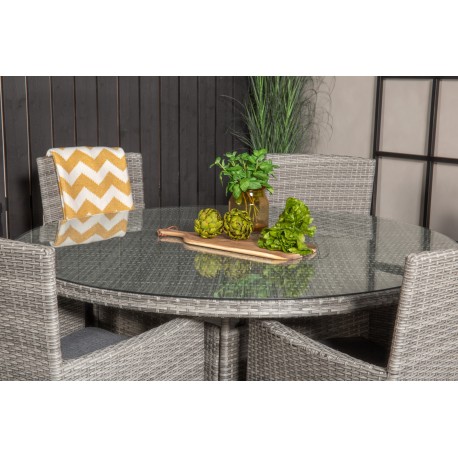 Volta Rundt Loungesæt - Havemøbelsæt - Grå