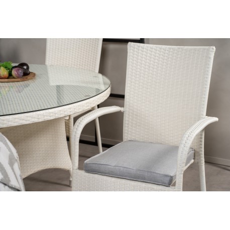 Volta Rundt Loungesæt - Havemøbelsæt - Hvid