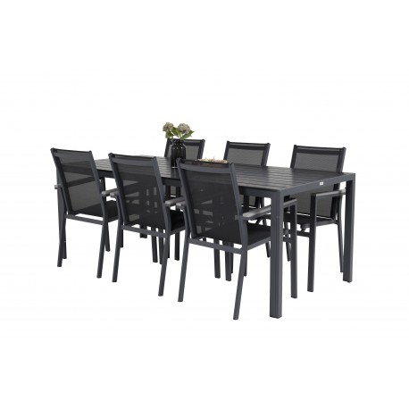 Loungesæt - Havemøbelsæt i Sort