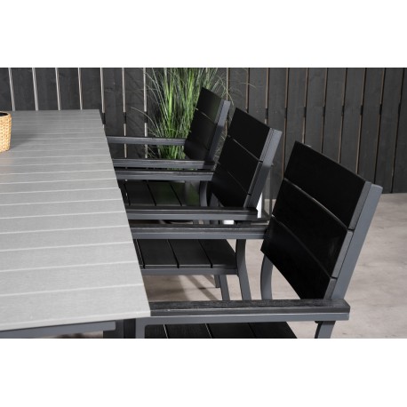 Levels t Loungesæt - Havemøbelsæt - Sort,Grå