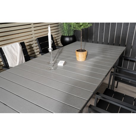 Levels t Loungesæt - Havemøbelsæt - Sort,Grå