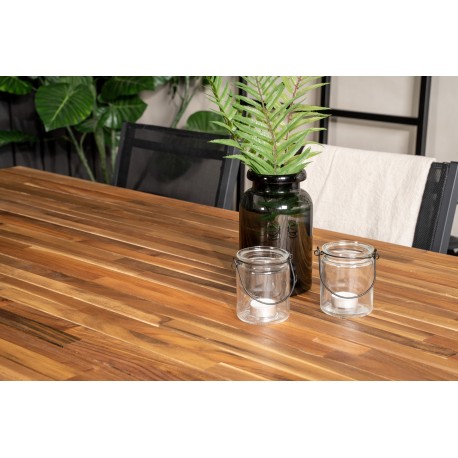 Bois Loungesæt - Havemøbelsæt - Sort,Natur