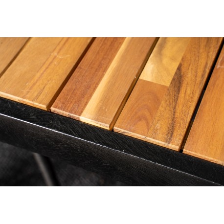 Bois t Loungesæt - Havemøbelsæt - Sort,Natur