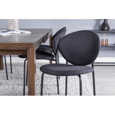 Slider t Spisebordssæt - Sort og Natur