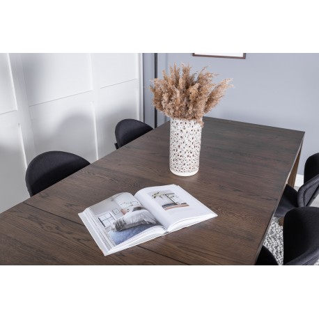 Slider t Spisebordssæt - Sort og Natur