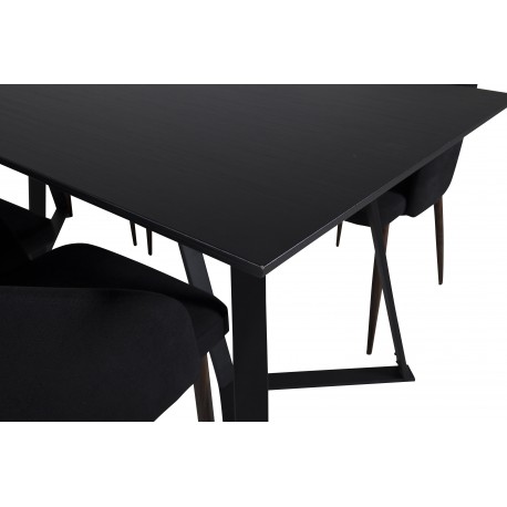 Marina Spisebordssæt - Sort